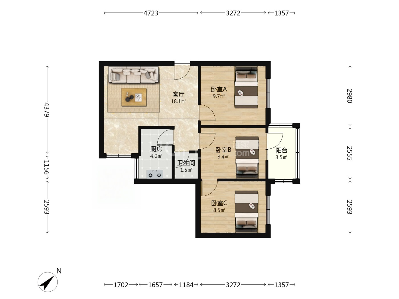武汉华清社区二手房房源图片