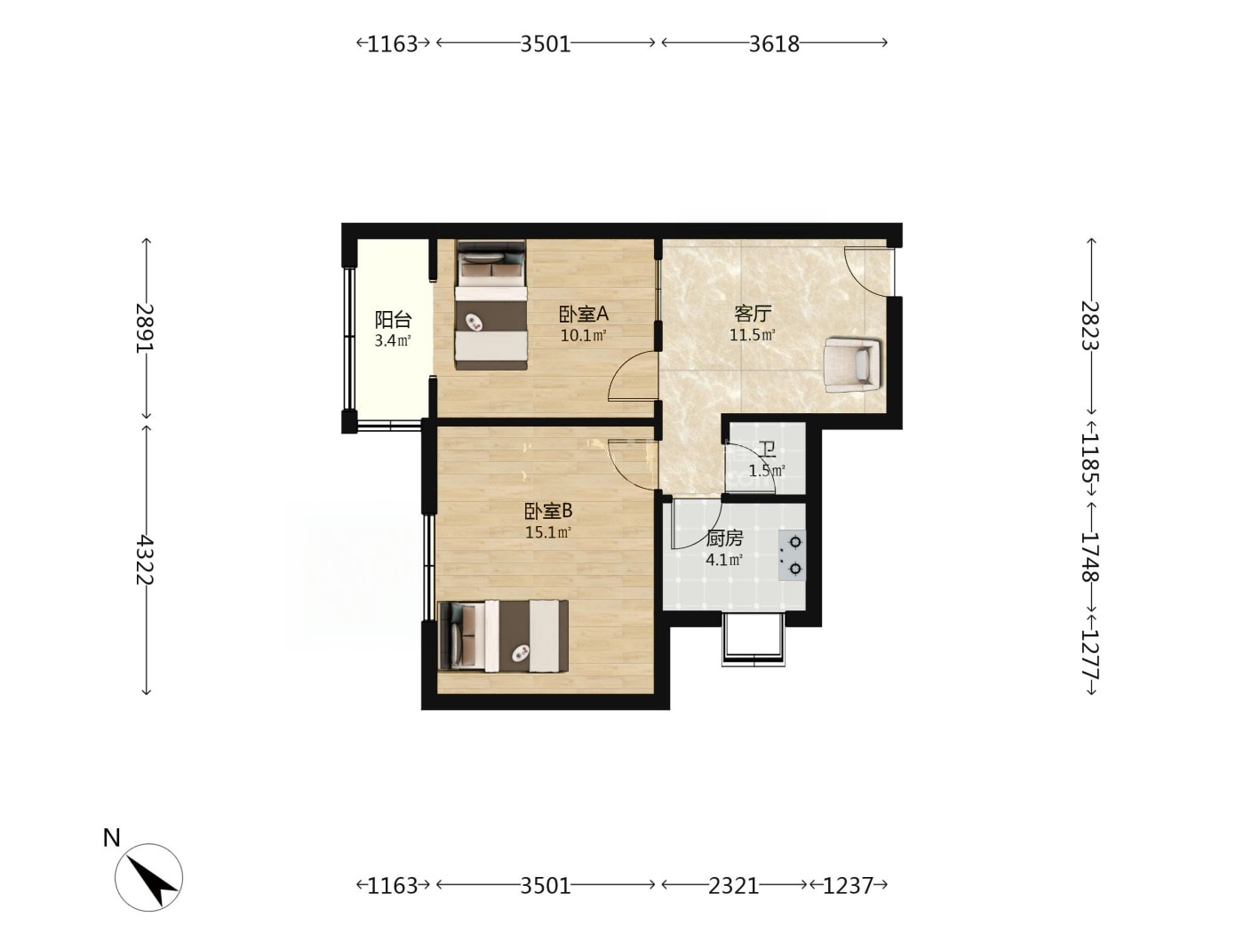 武汉中南市政院小区二手房房源图片