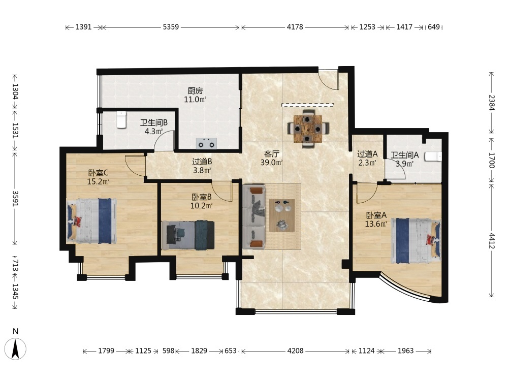 武汉常阳永清城二手房房源图片