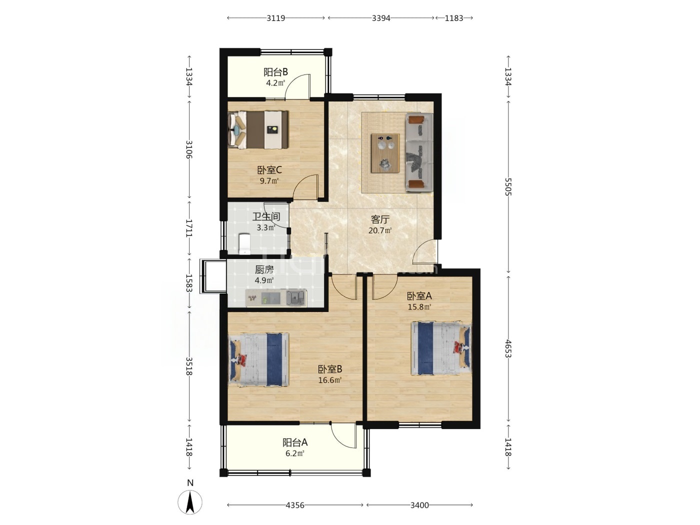 武汉六合社区二手房房源图片