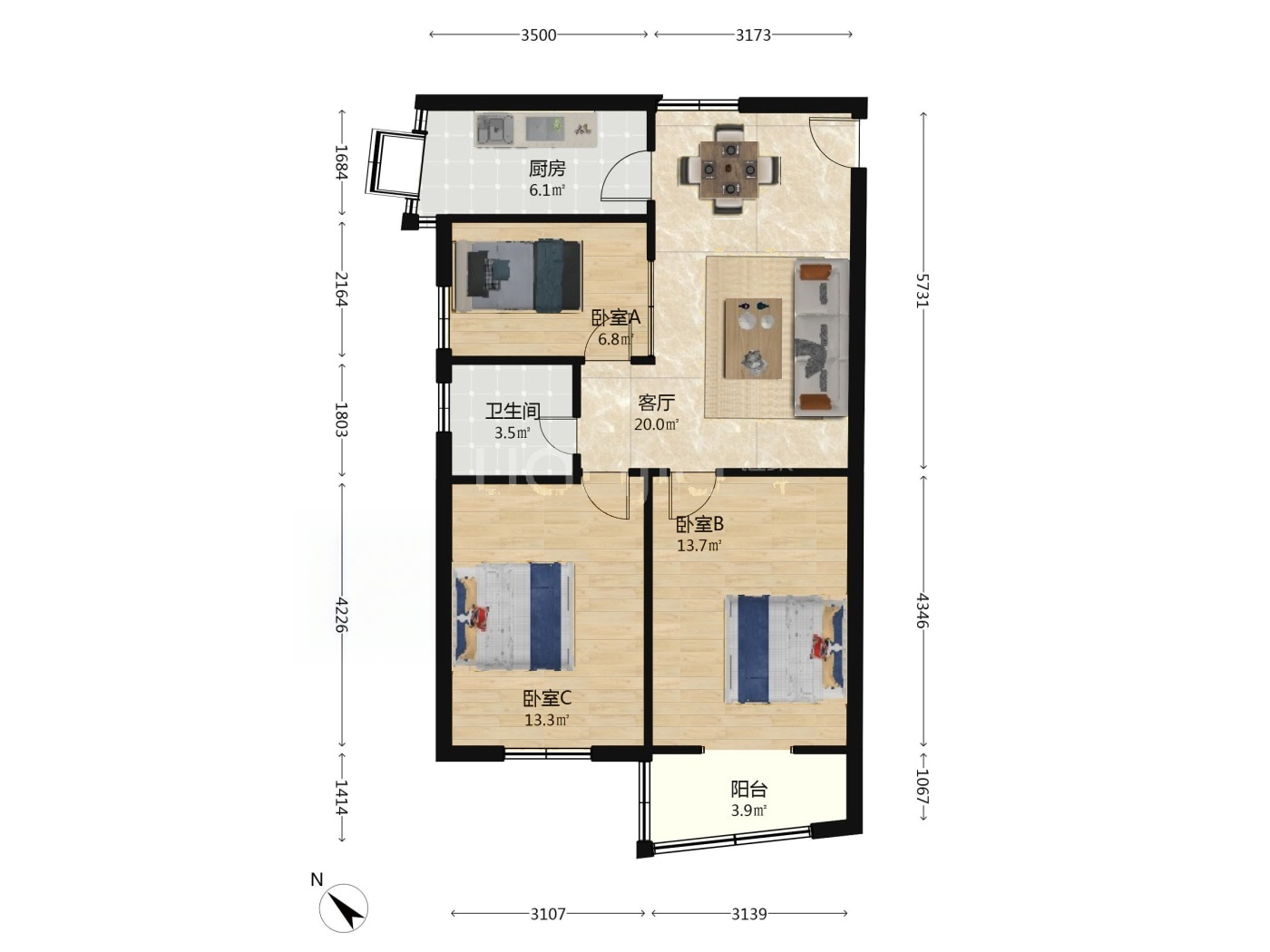 武汉长江委酒宝荡小区二手房房源图片
