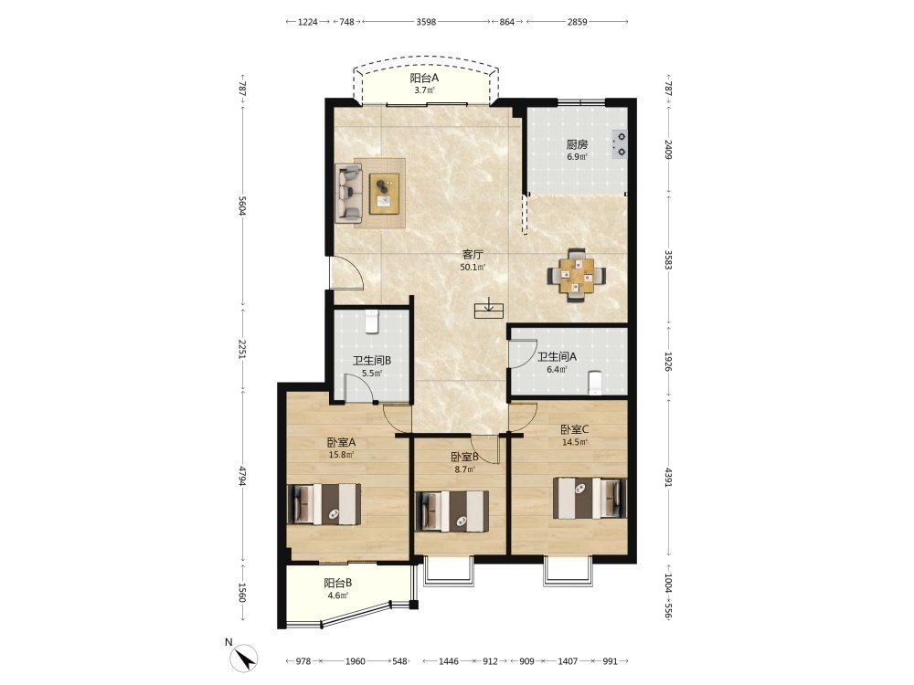武汉香港路穗丰花园二手房房源图片