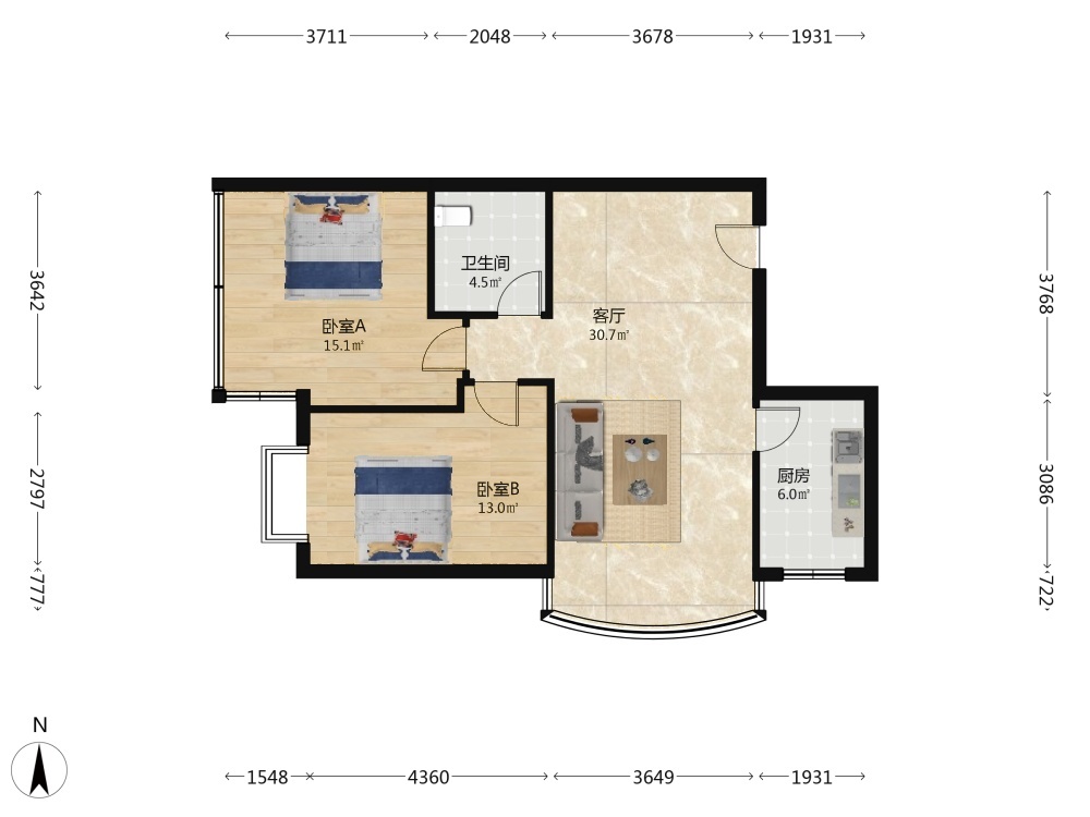 武汉现代城市广场二手房房源图片