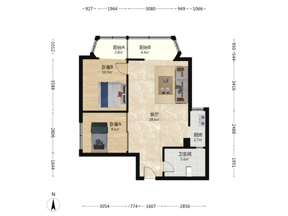 武汉扶轮大厦二手房房源图片