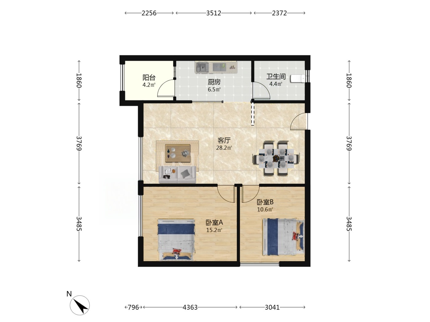武汉华清园二手房房源图片