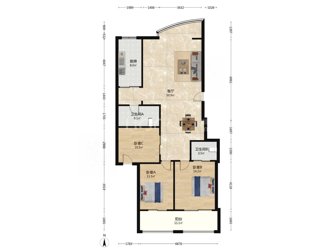 武汉黄浦雅苑二手房房源图片