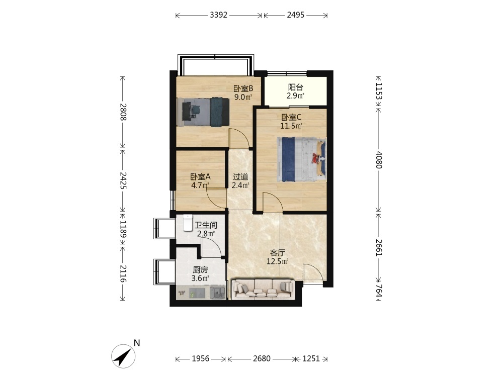 武汉育才一村二手房房源图片
