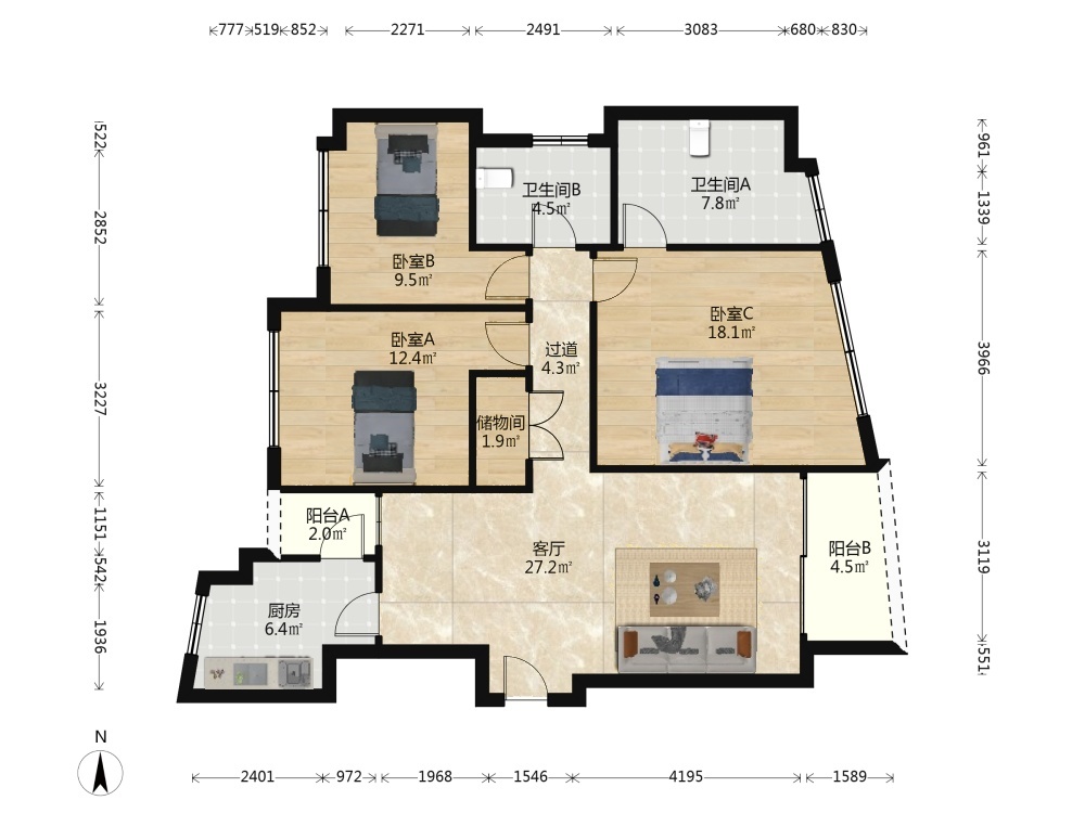 武汉武汉天地二手房房源图片