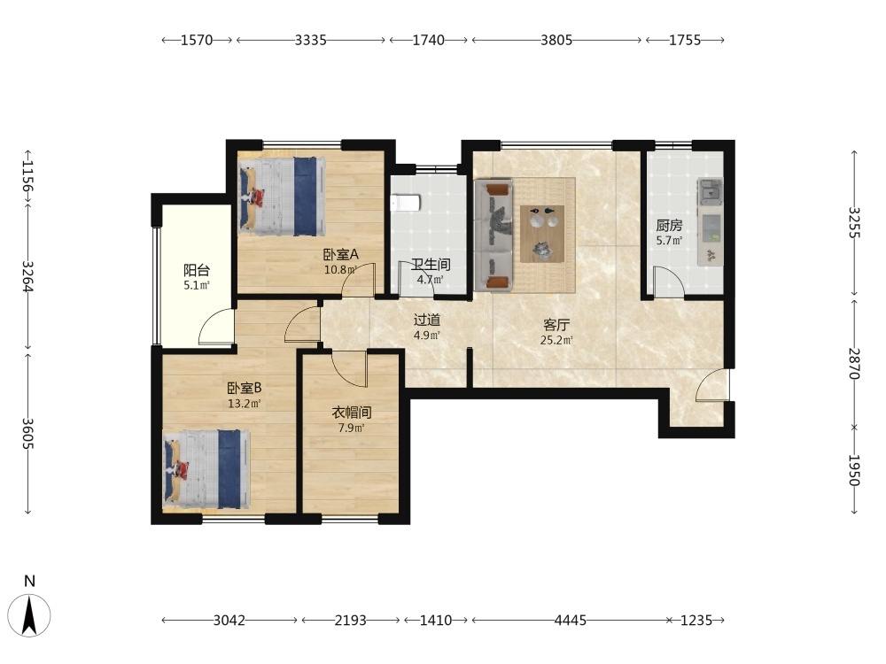 武汉中城国际二手房房源图片