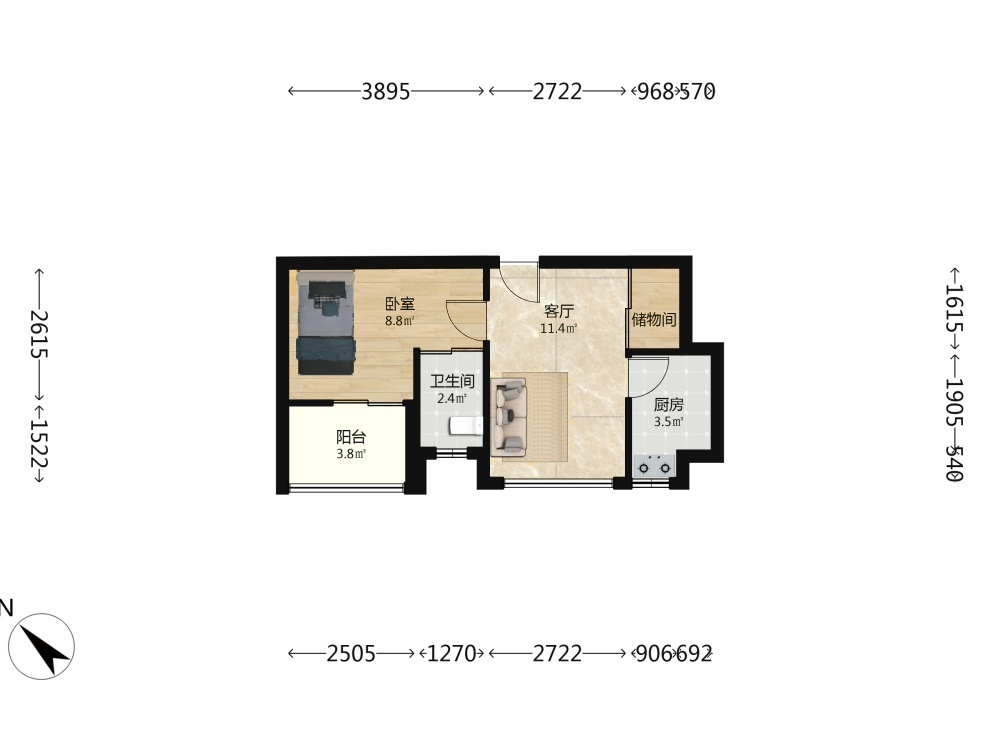 武汉中城国际二手房房源图片