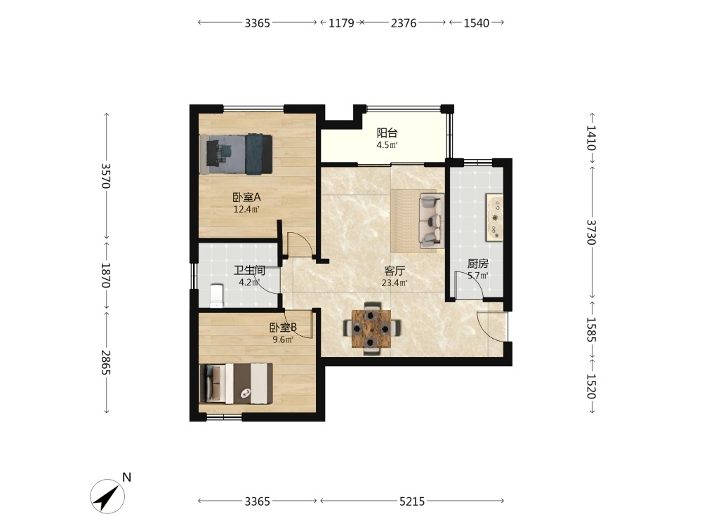 武汉中城国际二手房房源图片