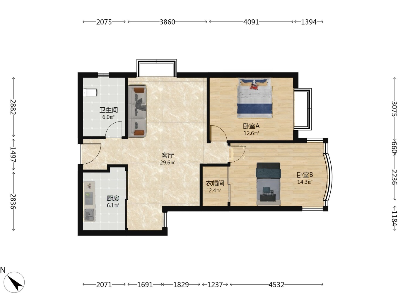 武汉六合新界二手房房源图片