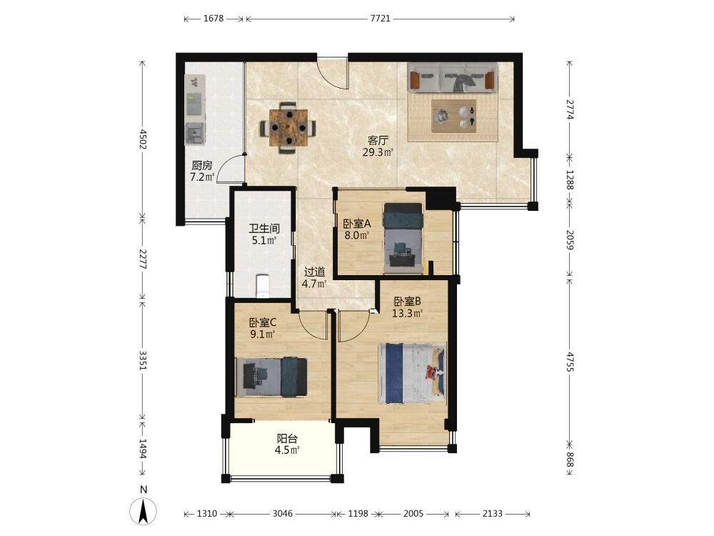 武汉融科天城一期二手房房源图片