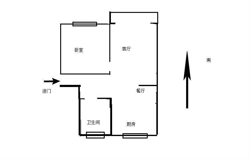 金豐小區稀有戶型:房朝南廳朝南,精裝修誠售,低市場價格幾十萬